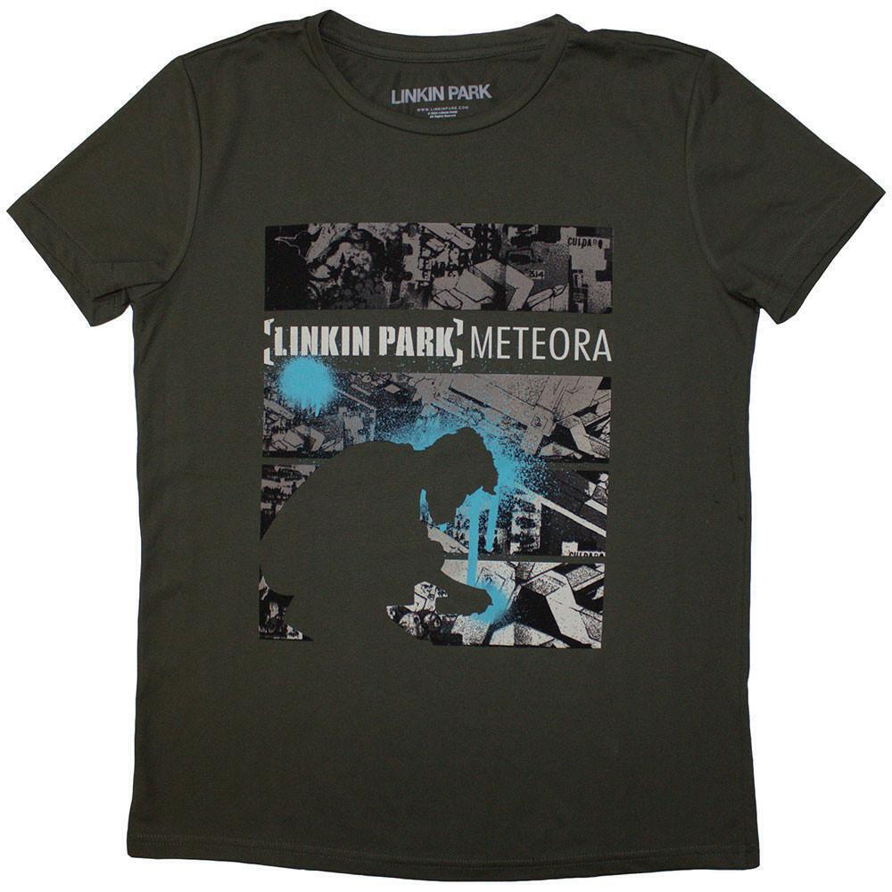 Linkin Park Womens T Shirt Meteora Drip Collage